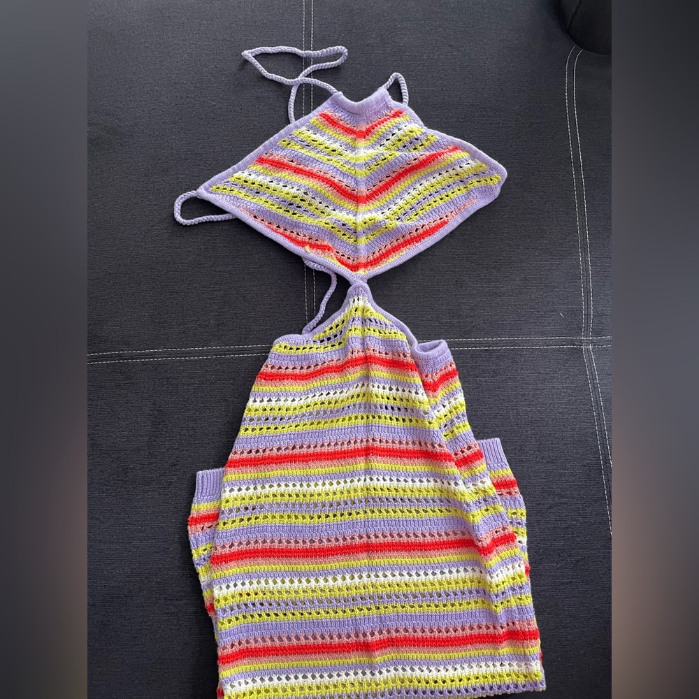 Elidia Striped Open Stitch Midi Dress
Tularosa